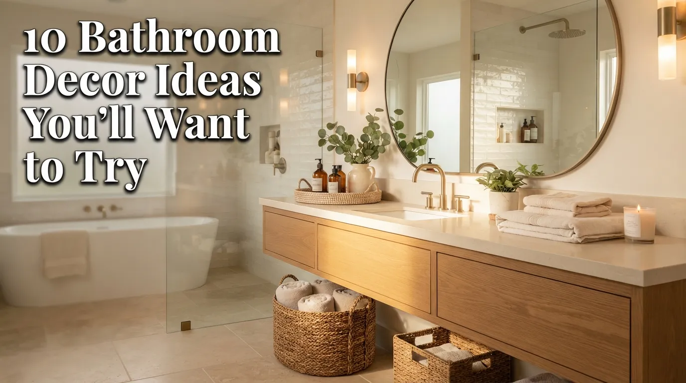10 Bathroom Decor Ideas You'll Want to Try