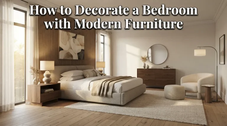 How to Decorate a Bedroom with Modern Furniture