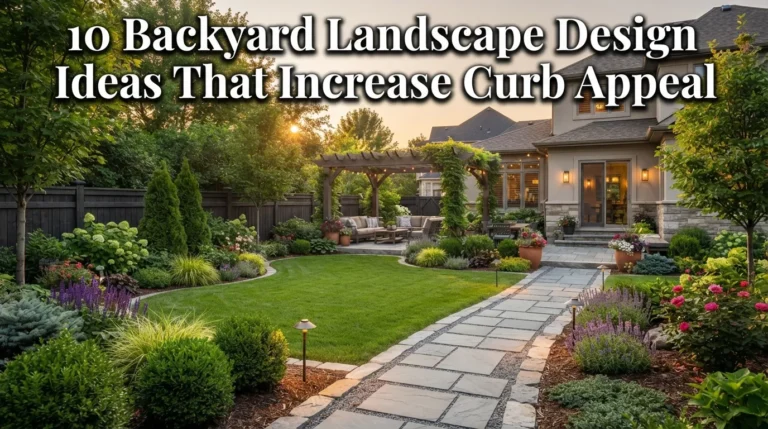 10 Backyard Landscape Design Ideas That Increase Curb Appeal