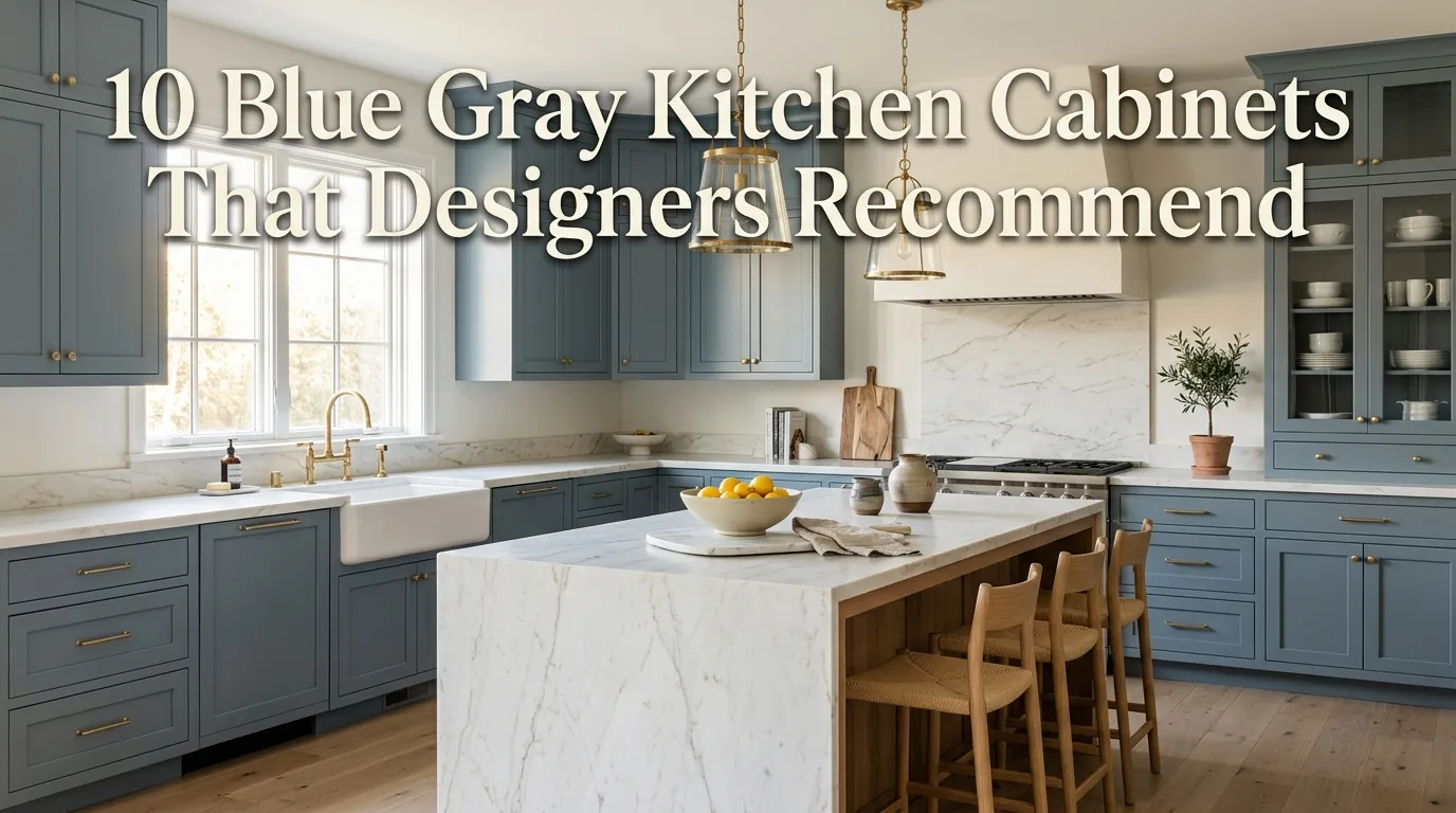 10 Blue Gray Kitchen Cabinets That Designers Recommend